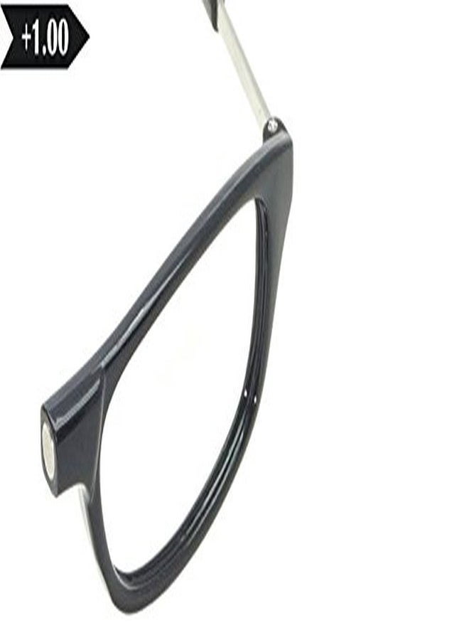 Id Plastic Magnetic Reading Full Rim Rectangular Unisex Spectacle Frame (1.00 Strength) - Image 5