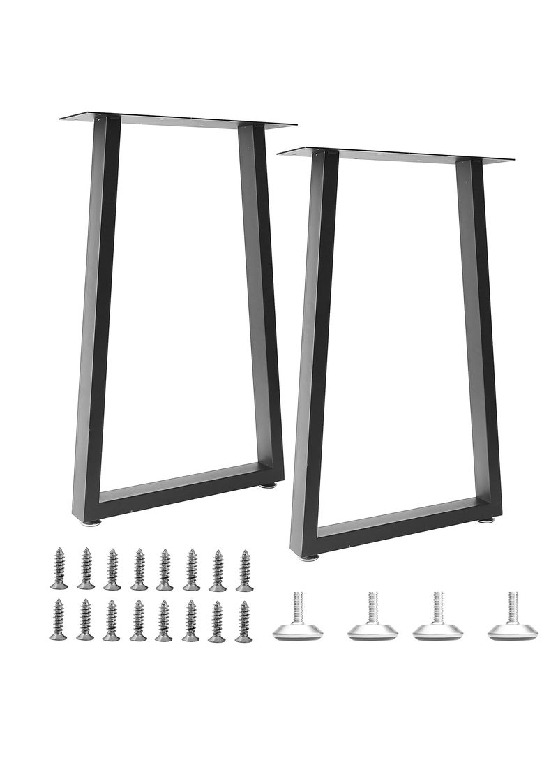 Reyox Reyox Metal Table Legs Square Tube Table LegsHeavy Duty Desk Legs Dining Table Legs Industrial Furniture LegsModern Coffee Table LegsSet of 2 28 Height 18 Wide 1 U Shape  - Image 1