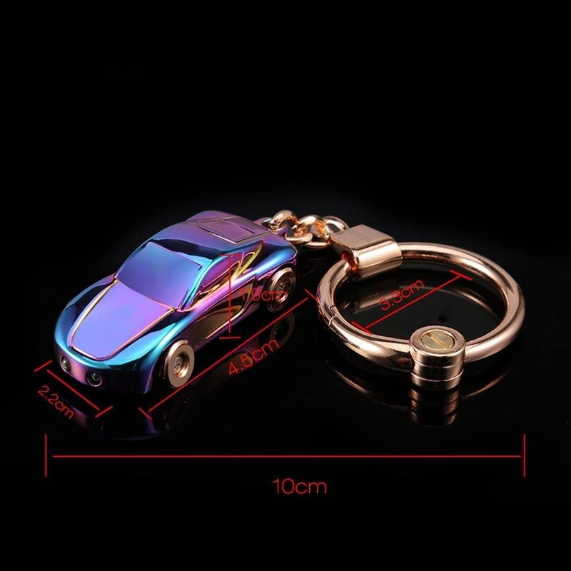 Jocaluyia Creative Mini Car Keychain Flashlight with LED Lights - Image 2