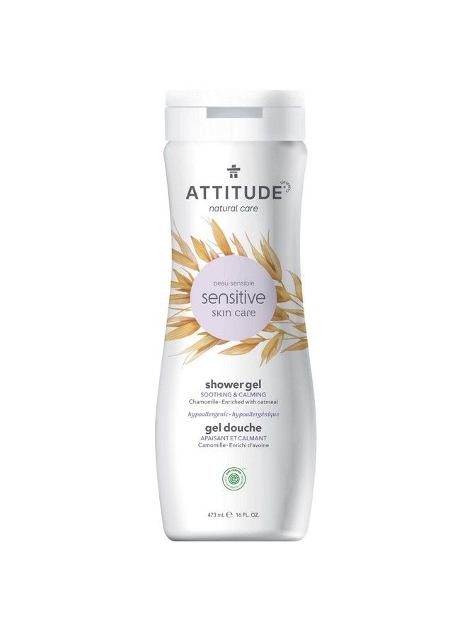 Attitude Body Wash Plant And Mineralbased Ingredients Hypoallergenic Vegan And Crueltyfree Beauty And Personal Care For Sensitive Skin Chamomile 16 Fl Oz - Image 1
