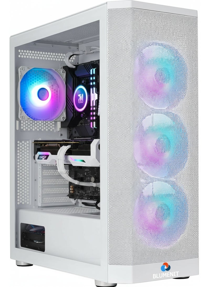 BLUMENIT Voltix-5L (i5-14400F/B760/RTX 5060 8GB/16GB D5/1TB NVMe/ Win 11 Pro) black - Image 1