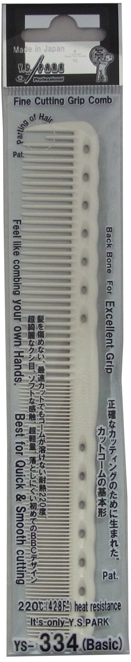 YS Park 334 Cutting Comb White 4981104353116