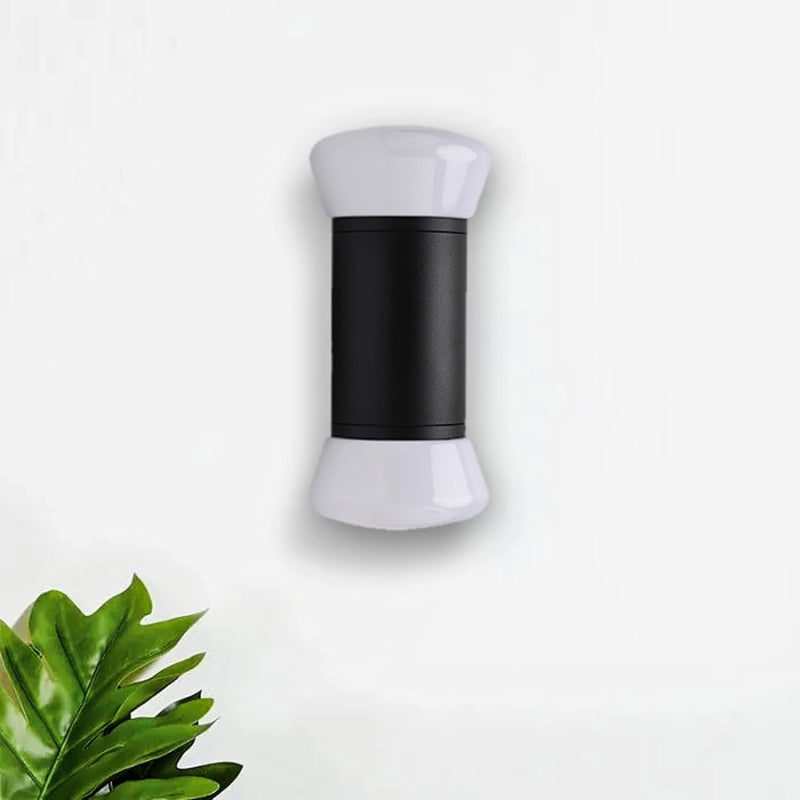 Ultimate أضواء LED الفاخرة النهائية للجدران | مصابيح الجدران لأعلى وأسفل | أضواء الجدران الخارجية للارتفاع والحدائق والفناءات وجسم مقاوم للصدمات (1+1 أبيض دافئ) - Image 1