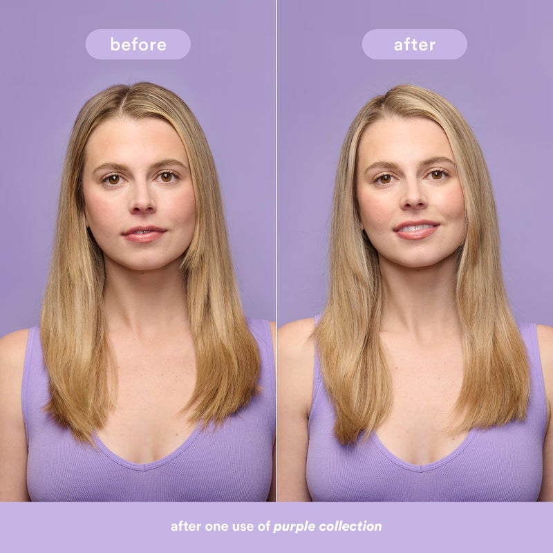 VERB Purple Mask, 6.3 oz - Deep Conditioner for Blonde, Silver & Grey Hair â€“ Neutralizes Brassiness + Adds Shine - Vegan & Cruelty-Free - Image 2