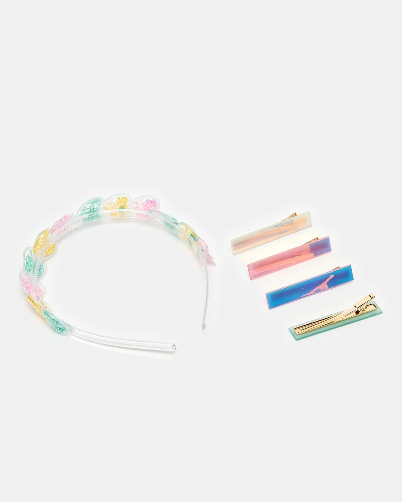 REDTAG Girls Assorted Hair Band Set (Pack of 5)