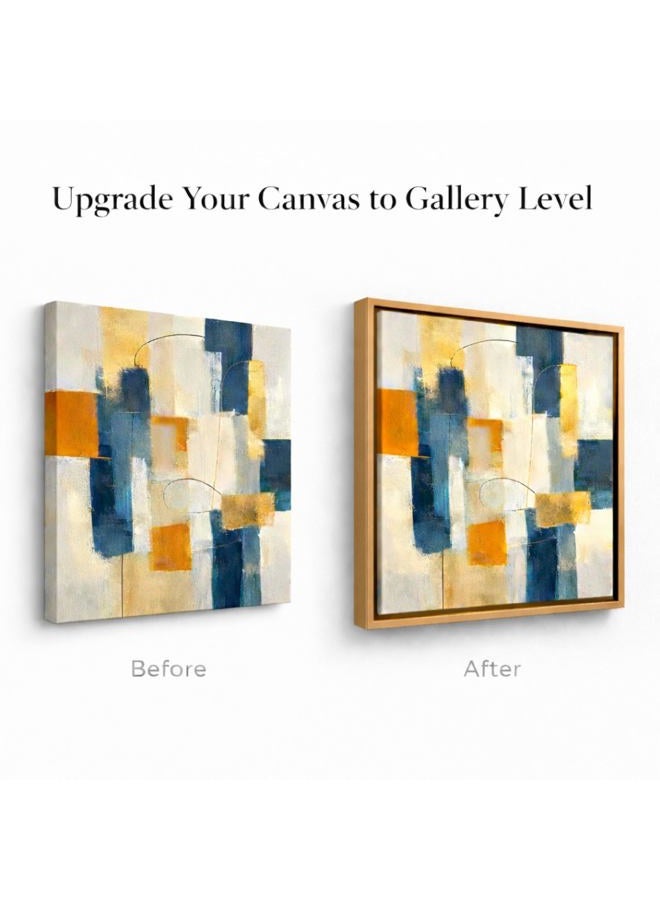 Prixas Print 8x8 Inches Floater Frame for 1.25 thick Canvas, Available in 25+ size and 4 Color, Perfect Floating Frame for Finished Canvas Artist Panel Oil Painting Wall Art Décor, Light Oak - Image 2