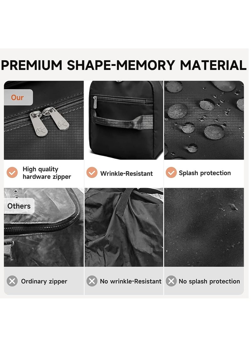 Generic - Women's Men's Gym Bag Waterproof Sports Duffel Bag with Wet Bag and Shoe Compartment Travel Duffel Bag Weekend Overnight Bag Hospital Bag Travel Bag Carry-On Bag Swim Bag Beach Bag  (Black) - Image 1