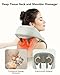 Snailax Cordless Neck Shoulder Massager with Heat 4D Deep Tissue Kneading Shiatsu Back Massager Pillow for Neck Shoulder Christmas Gifts for Men Women - Image 4