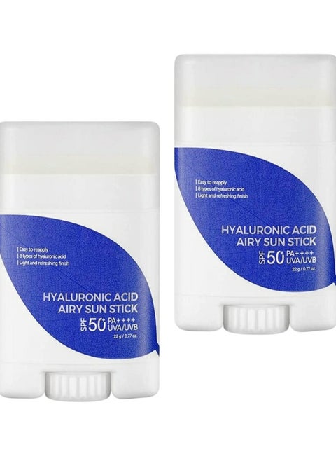 Hyaluronic Acid Airy Sun Stick SPF 50+ PA++++ – Lightweight, Moisturizing Sunscreen (22g)