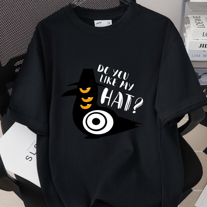 Anime Cartoon Korean Style Trendy Printed Short-Sleeved T-Shirt For Men And Women, Loose Fit, 260G Pure Cotton Top 0707 - Image 3