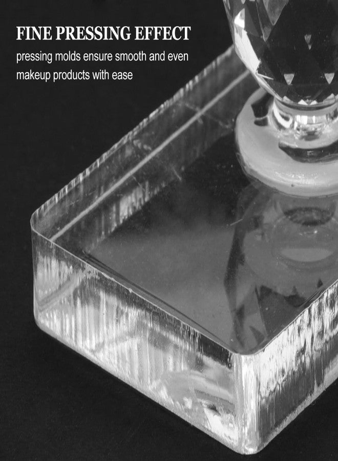 minkissy 3pcs Eye Shadow Pressure Square Acrylic Eyeshadow Applicator Stamp Eyeshadow Pressing Tool for Eye Shadow Blush Highlighter - Image 5