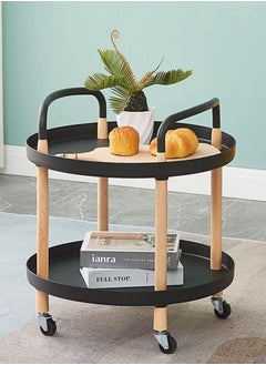 Black-2 Tier Round