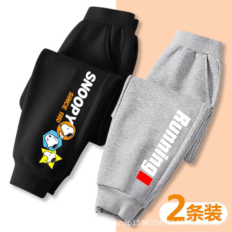 High-Quality Pants For , Thickened And Fleece-Lined Children'S Sweatpants, Super Soft Fine Fleece Integrated Pants For Older Children - Image 4