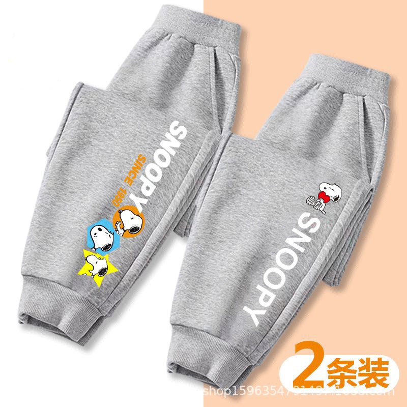 High-Quality Pants For , Thickened And Fleece-Lined Children'S Sweatpants, Super Soft Fine Fleece Integrated Pants For Older Children - Image 1