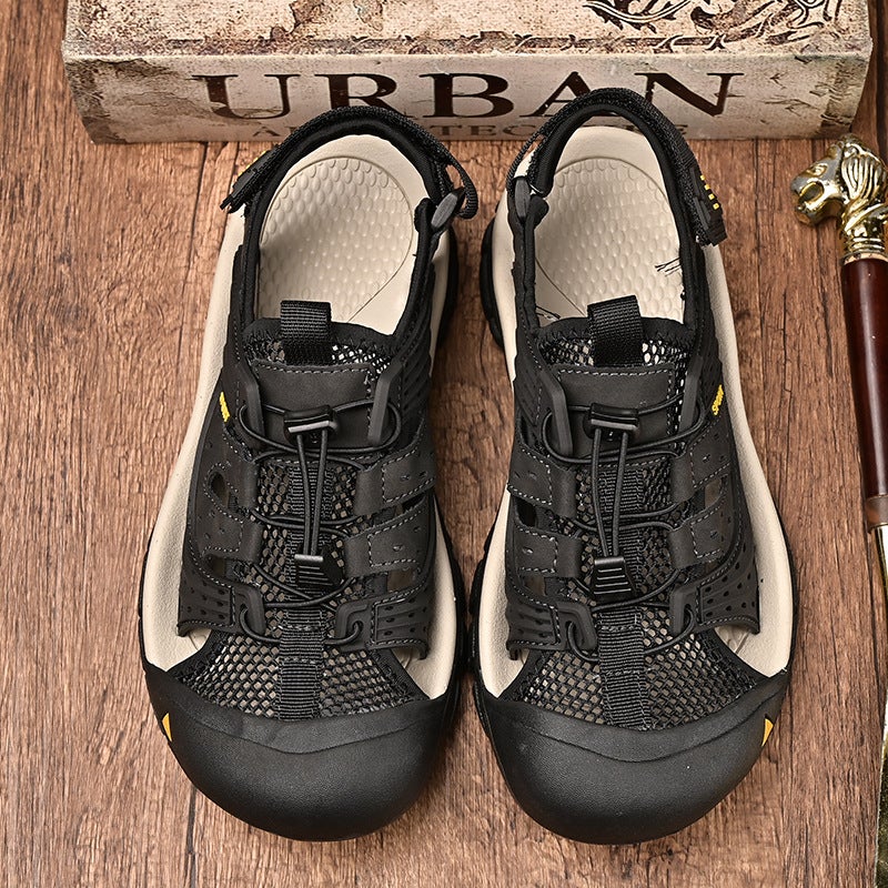 Beach Shoes Men'S Summer Breathable Outdoor Closed Toe Sandals Men'S Non-Slip All-Match Casual Shoes Plus Size Men'S Shoes - Image 5