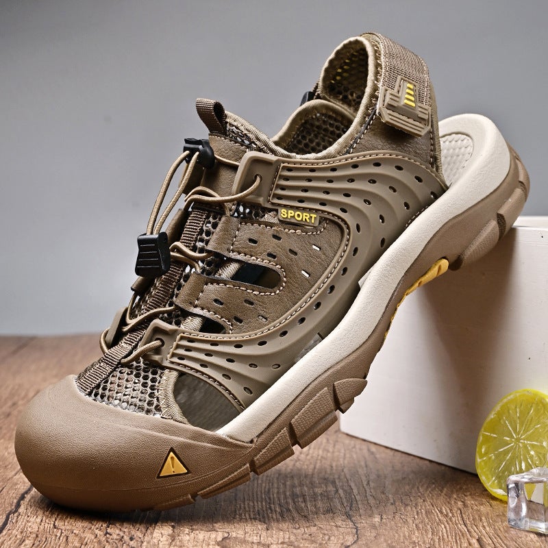 Beach Shoes Men'S Summer Breathable Outdoor Closed Toe Sandals Men'S Non-Slip All-Match Casual Shoes Plus Size Men'S Shoes - Image 3