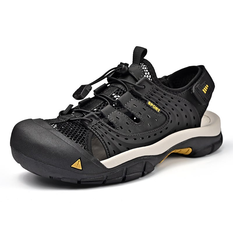 Beach Shoes Men'S Summer Breathable Outdoor Closed Toe Sandals Men'S Non-Slip All-Match Casual Shoes Plus Size Men'S Shoes - Image 1