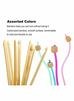 Generic 23 Piece Crochet Hook Set with Aluminum and Bamboo Needles for Beginners, Perfect for Knitting and Sweater Projects  - Image 2