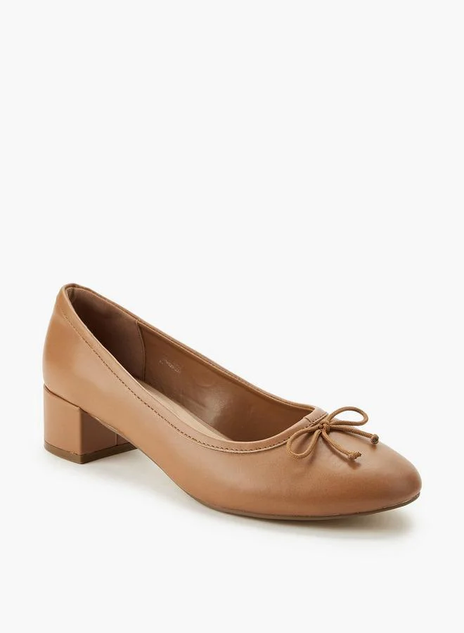 سيليست Women Bow Detail Block Heel Shoes