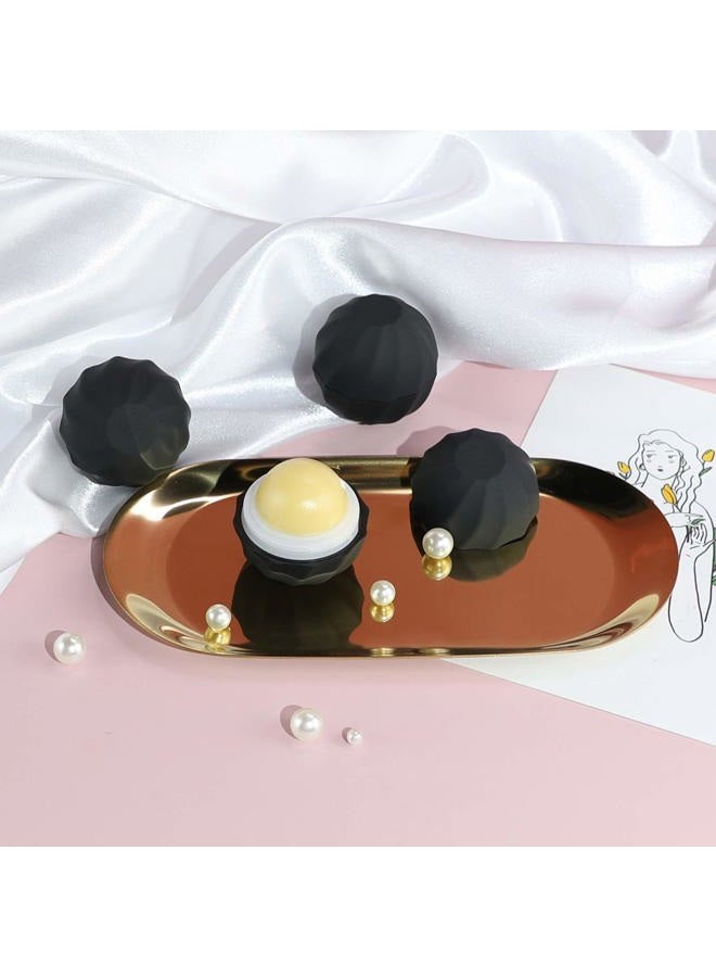 LONGWAY 0.24Oz (7ml) Empty Lip Balm Sphere Containers | Screw Cap Lipstick Tubes/Chapstick Tubes/Chapstick Holder for Lip Gloss & BPA FREE (Pack of 10, Black) - Image 5