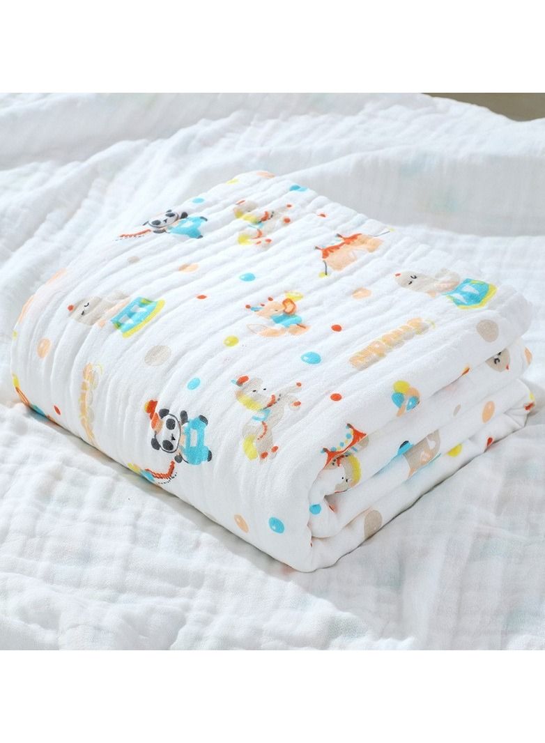 Pure Cotton Cartoon Printed Bath Towels