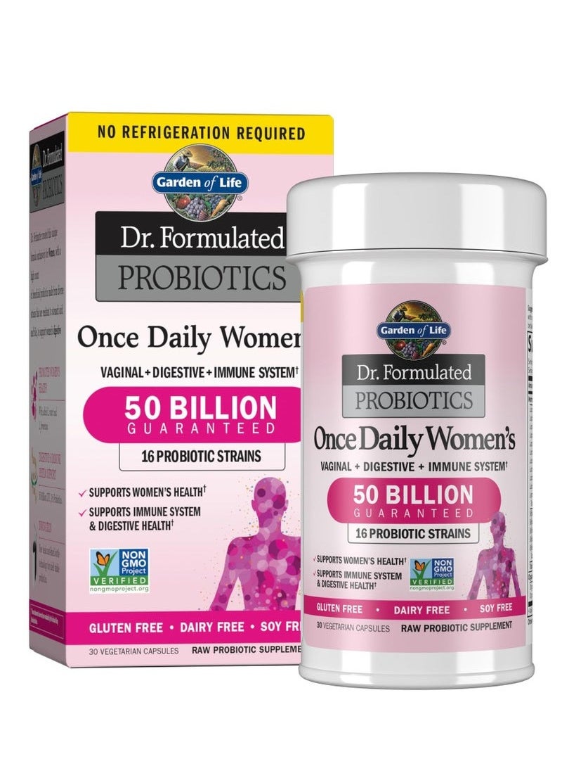 Garden of Life - Garden of Life Dr. Formulated Probiotics for Women, 30 Vegetarian Capsules - Image 1