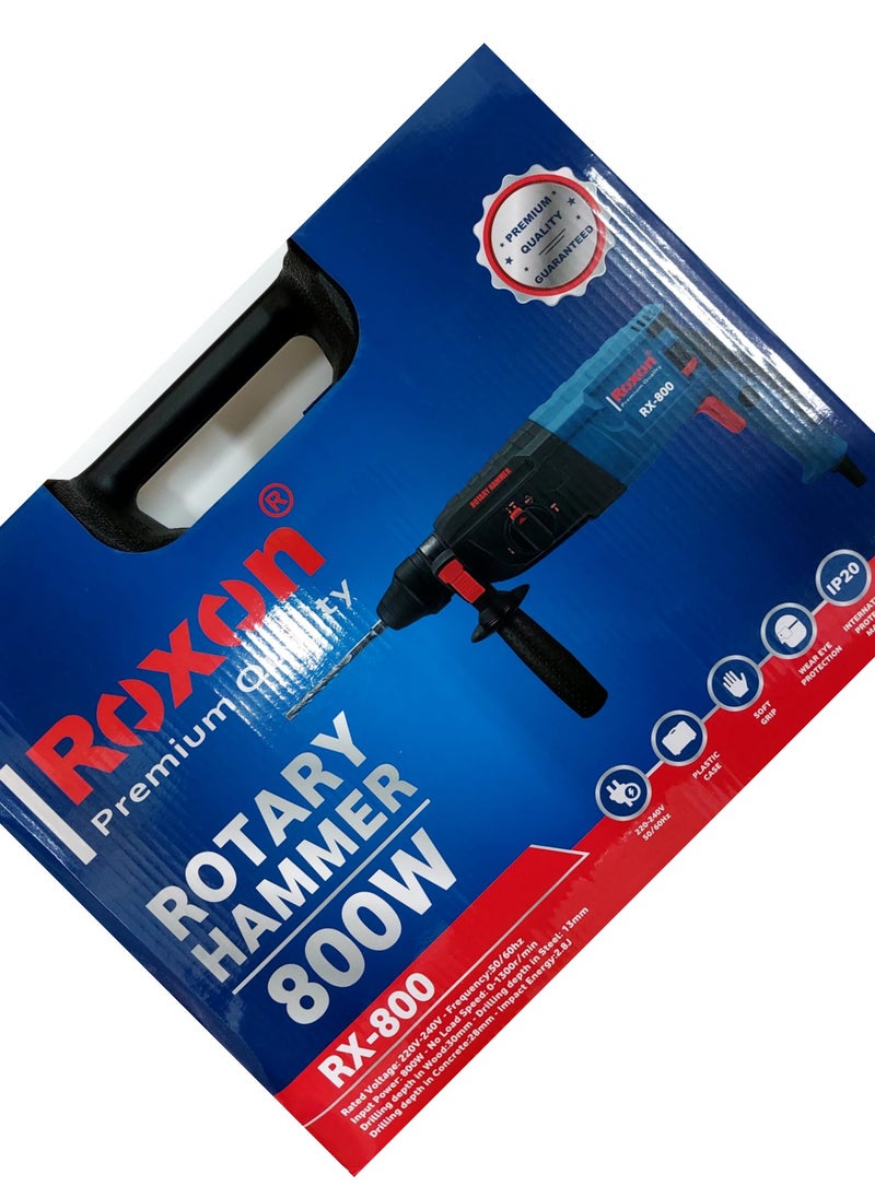 Roxane Rotary Hammer Drill	800 W Multicolor 28 mm  - Image 3