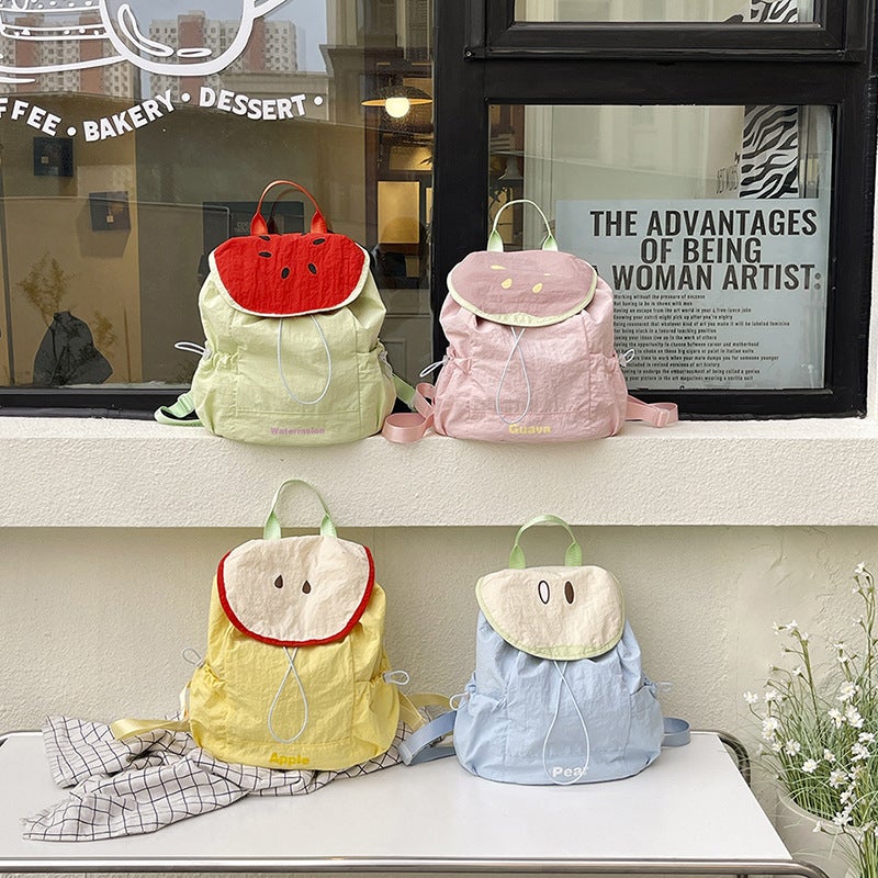 Korean Macaron Dopamine Backpack for School, Lightweight Cute Rucksack for Women - Image 1