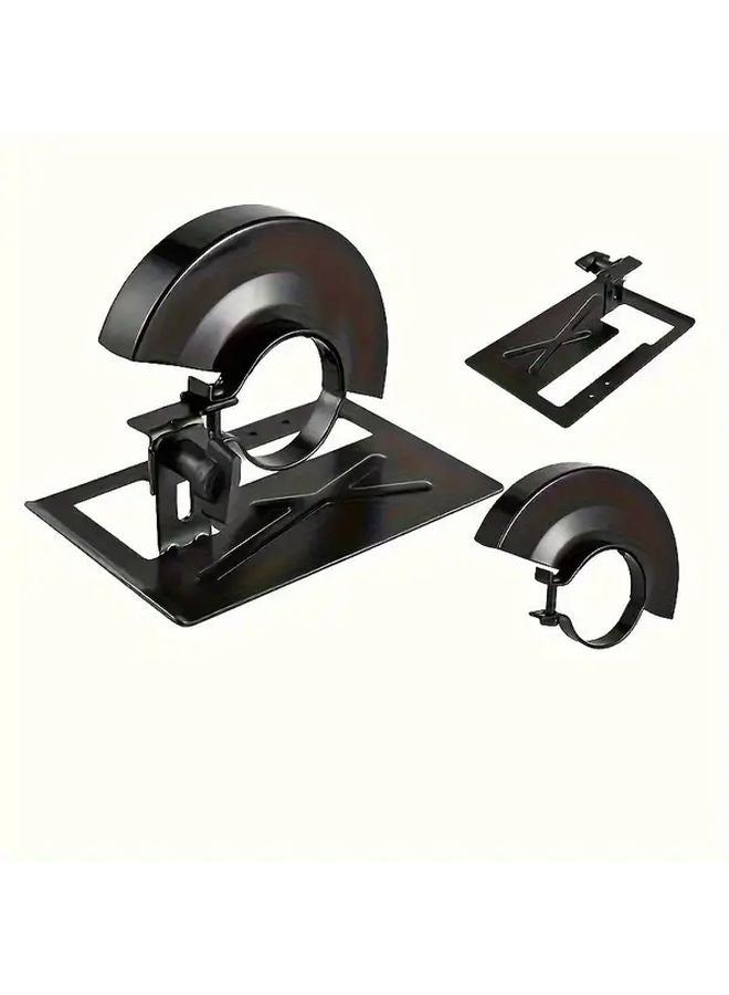 Black Adjustable Metal Base Security Cover Heavy Duty Workbench Accessory - Image 2