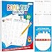 Gethelud Pen Control Tracing Activity Pad 80 Tearoff Sheets Alphabet Number Handwriting Practice Notepad for Kids Letters AZNumbers120Patterns Tracing Workbook for Plane Car Travel Road Trip - Image 2