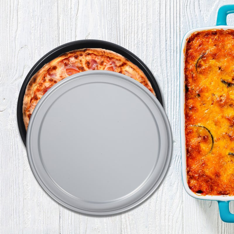 Pizza Pan Lid Restaurant Aluminum Alloy Pizza Pan Lid Round Cake Baking Plate Cover - Image 5