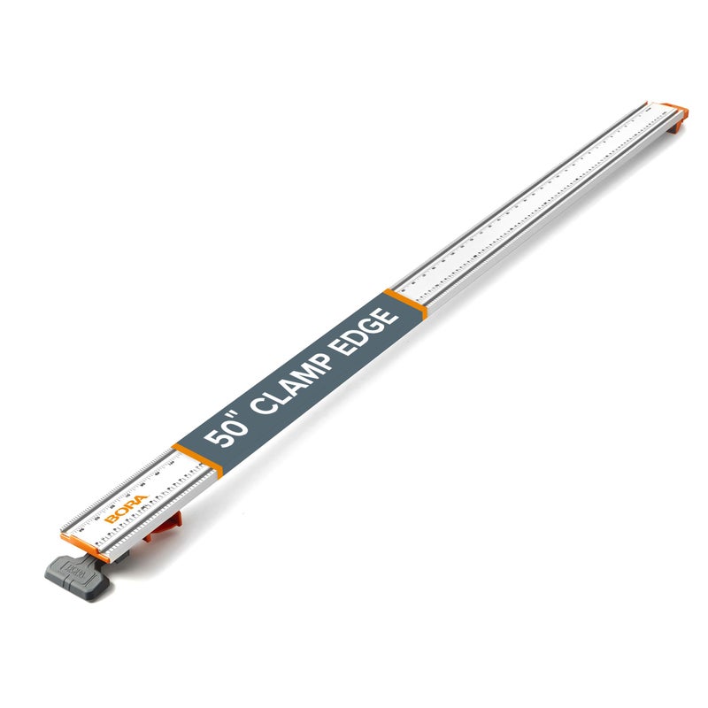 BORA 50â€ NGX Circular Saw Guide Rail, Clamp Edge for Circular Saws, Great for Straight Cross-Cutting Plywood Sheets and Routing Dados, 544050 - Image 1