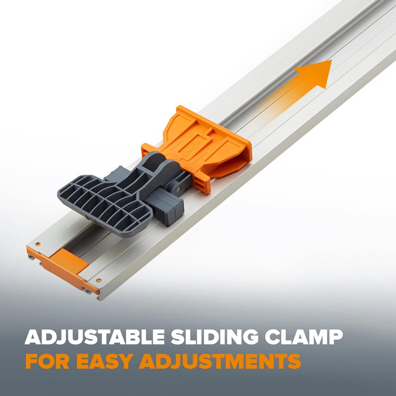 BORA 50â€ NGX Circular Saw Guide Rail, Clamp Edge for Circular Saws, Great for Straight Cross-Cutting Plywood Sheets and Routing Dados, 544050 - Image 5