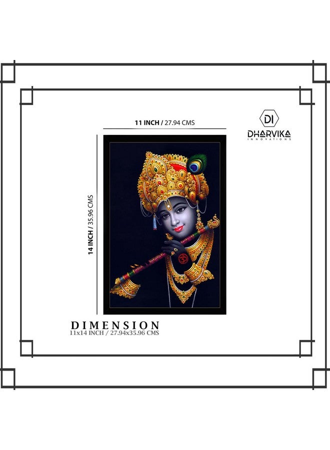 Dharvika Innovations Dharvika Innovations Maa Yashoda with Kanha Photo Frame (11 x 14 Inch)  - Image 2