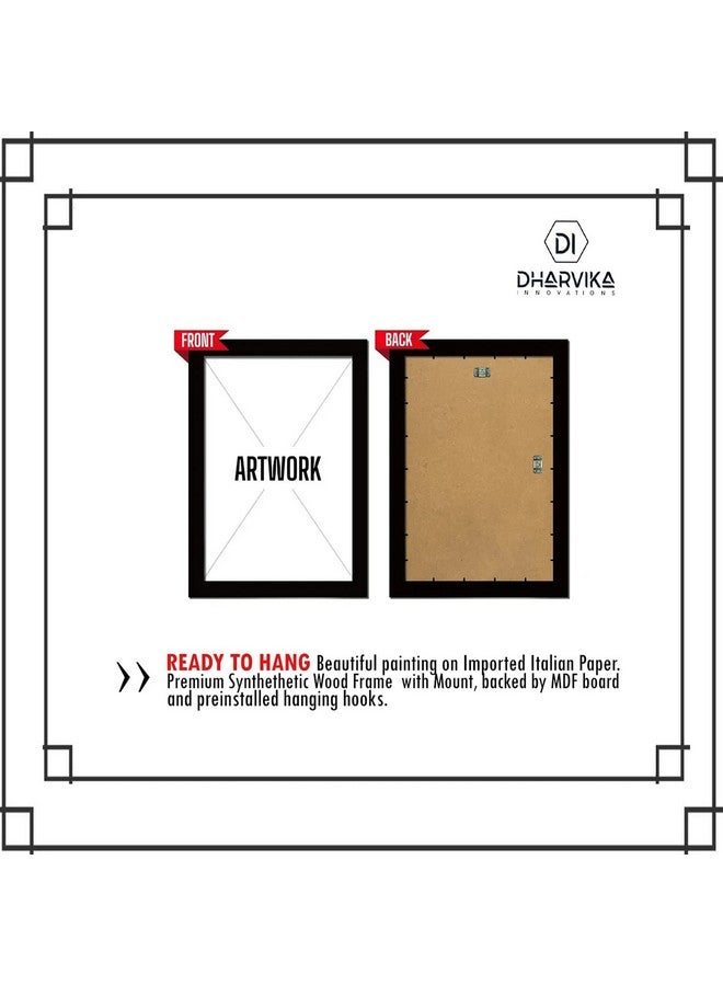 Dharvika Innovations Dharvika Innovations Maa Yashoda with Kanha Photo Frame (11 x 14 Inch)  - Image 5