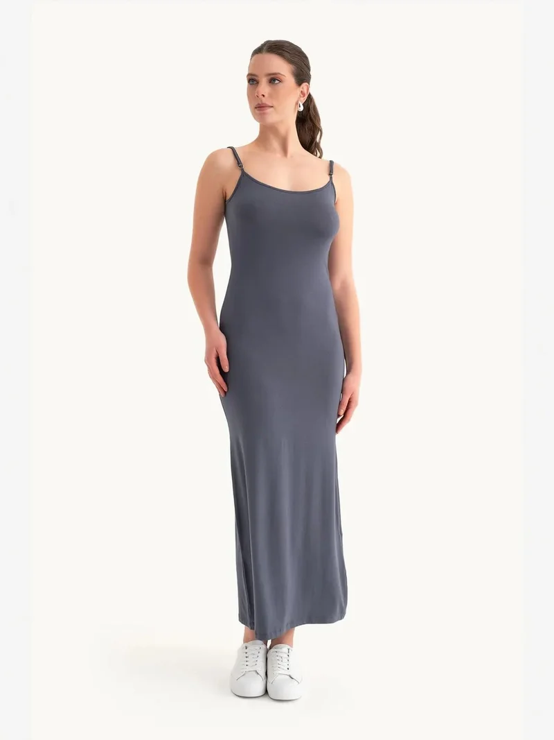 HICCUP Spaghetti Strap Maxi Basic Dress
