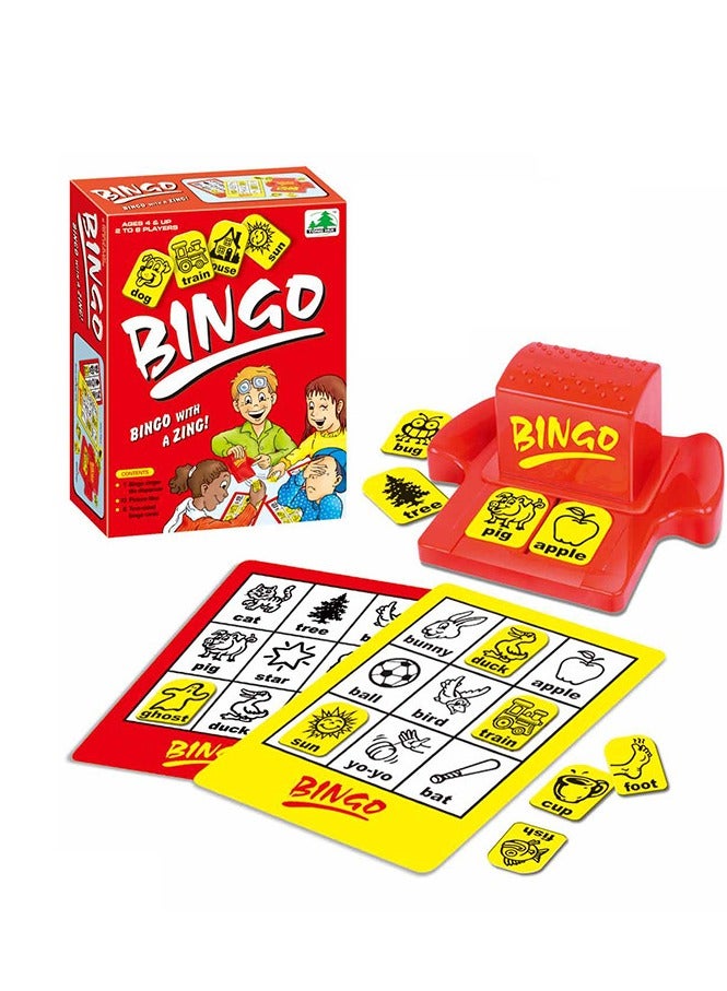 لعبة بينجو الحائزة على جائزة لمرحلة ما قبل القراءة والقراء الأوائل من سن 4 سنوات فما فوق - واحدة من أكثر الألعاب اللوحية شعبية لمرحلة ما قبل المدرسة وعائلاتهم - Image 1