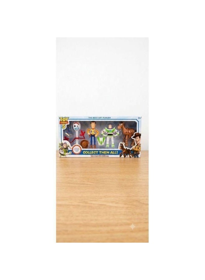 Toy Story 5 - Pack of 4 Character Set Action Figure For Kids