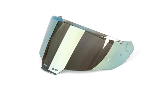 HAX Full Face Motorcycle Helmet Visor Shield for Force Series Chrome Mirror - Image 4