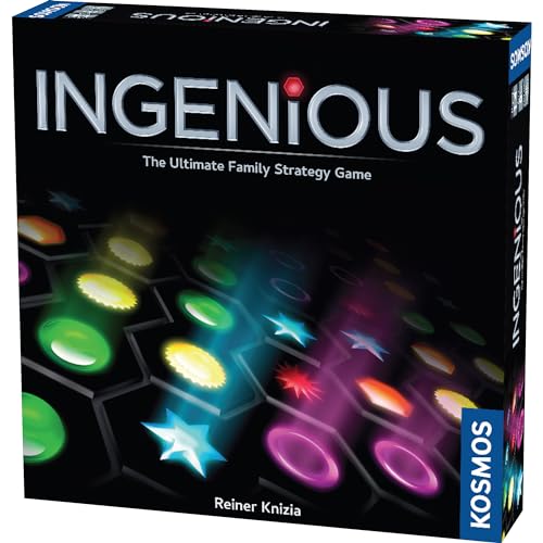 Thames & Kosmos Thames Kosmos Ingenious Ultimate Family Strategy Game 1 4 Players Spiel Des JahresNominated Fun Abstract Tile Laying Winner Golden Geek Award Red Standard 696116 - Image 1