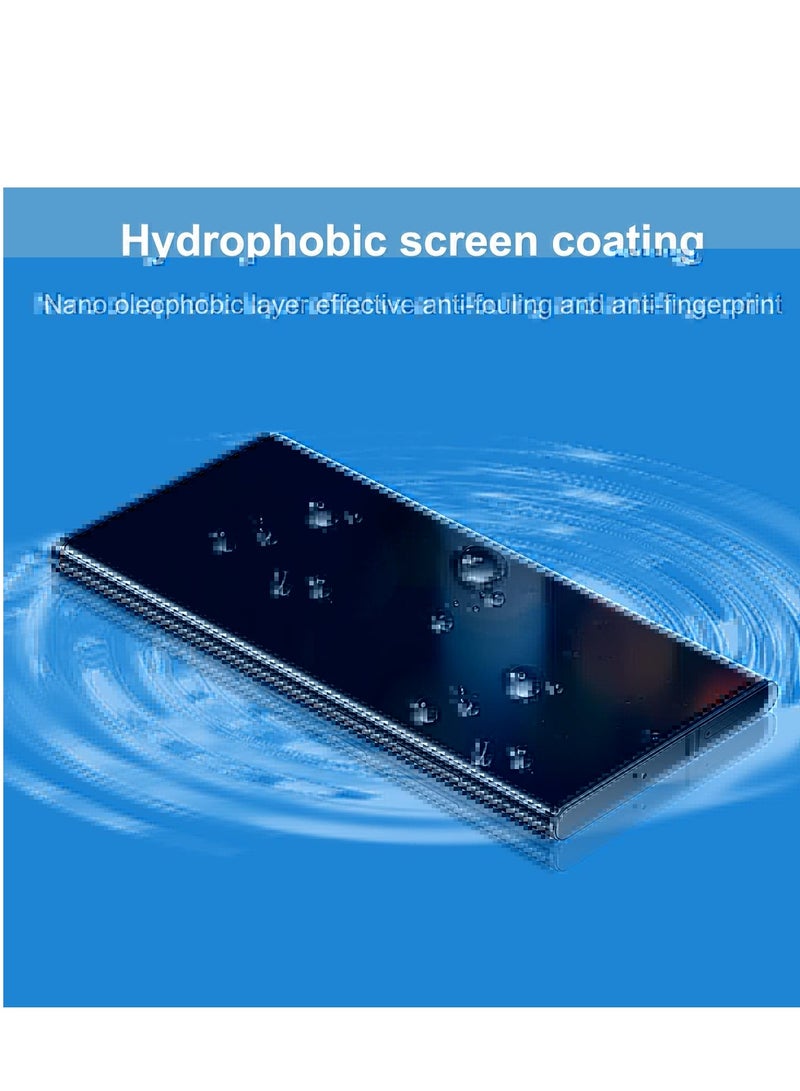 FARROBIZZ [2 Pack] Galaxy S22 Ultra Privacy Screen Protector, Tempered Glass Anti-Spy 9H Hardness Film for Samsung Galaxy S22 Ultra 6.8”, 3D Curved Edge Easy Install 【Don’t Support Fingerprint Unlock】 - Image 4