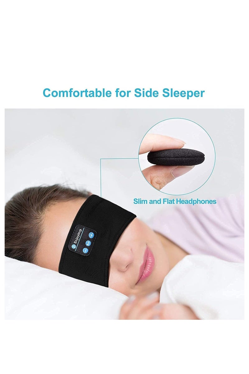 Flushrenic Headphones Bluetooth,  Soft Wireless Music Sport Headbands,  Training Headband，Long Time Play  Headsets for  Travel Running Meditating  Headphones (Grey) - Image 4