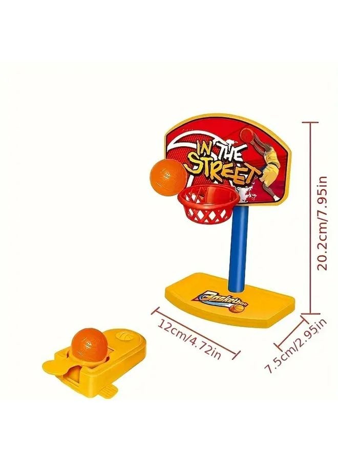 1 Piece Random Color Kids Mini Basketball Shooting Game Interactive Finger Bounce Toy - Image 3