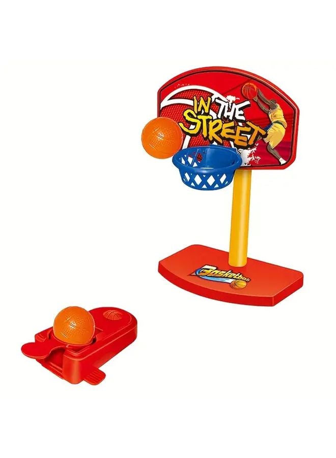 1 Piece Random Color Kids Mini Basketball Shooting Game Interactive Finger Bounce Toy - Image 1