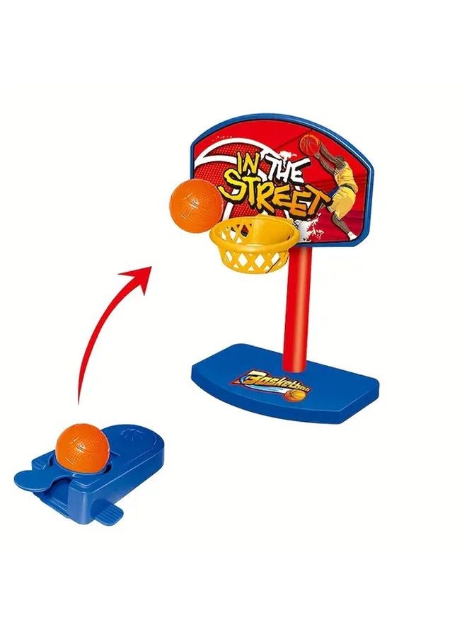 1 Piece Random Color Kids Mini Basketball Shooting Game Interactive Finger Bounce Toy - Image 5