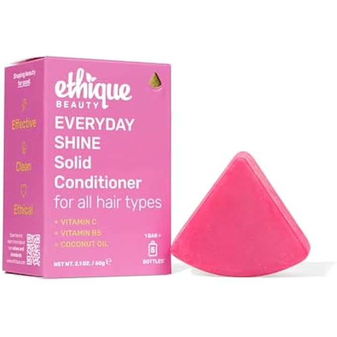 Ethique EVERYDAY CONDITIONER BAR FOR SOFT, SHINY HAIR WITH VITAMIN C - PLASTIC-FREE, CRUELTY-FREE, VEGAN, 2.12 OZ - FORMERLY THE GUARDIAN - Image 2