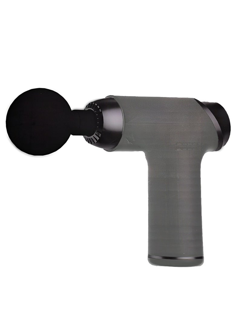 Generic Mini Massage Gun 4 in 1 , HS-520 25W Professional Massage Gun with 4 Heads and Vibrating Massager, Deep Massage for Muscle Relaxation - Gray  - Image 1