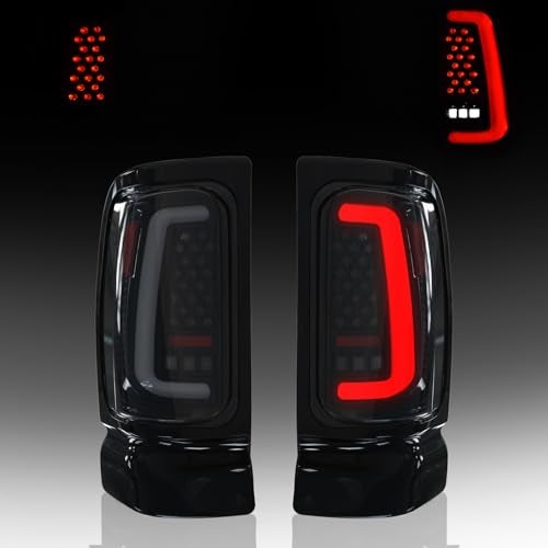 OKSIWA Sequential LED Tail Lights for Dodge Ram 1500 1994–2001/2500-3500 1994–2002, Animated C-Shaped, Full LED Rear Lamp Assembly, Weatherproof, Plug & Play (Driver & Passenger Side) - Image 1
