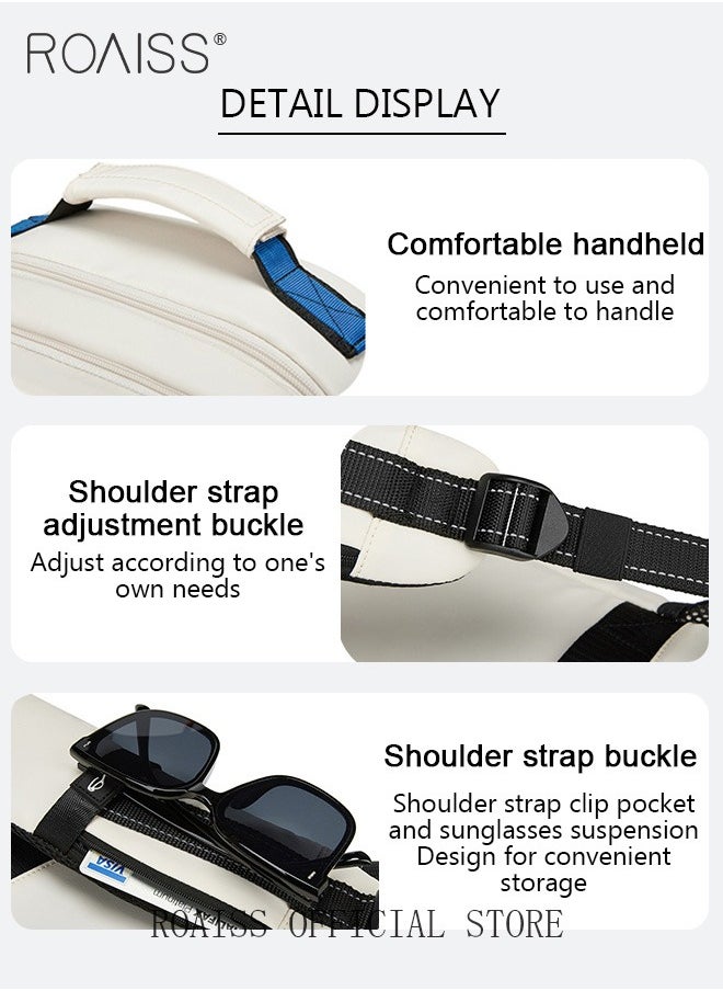 Unisex Multifunctional Ergonomic Backpack with Comfortable Back Padding Large Capacity Multiple Compartments Scientific Partitioning Ideal for Short Trips Business Duffel Bags with Adjustable Straps