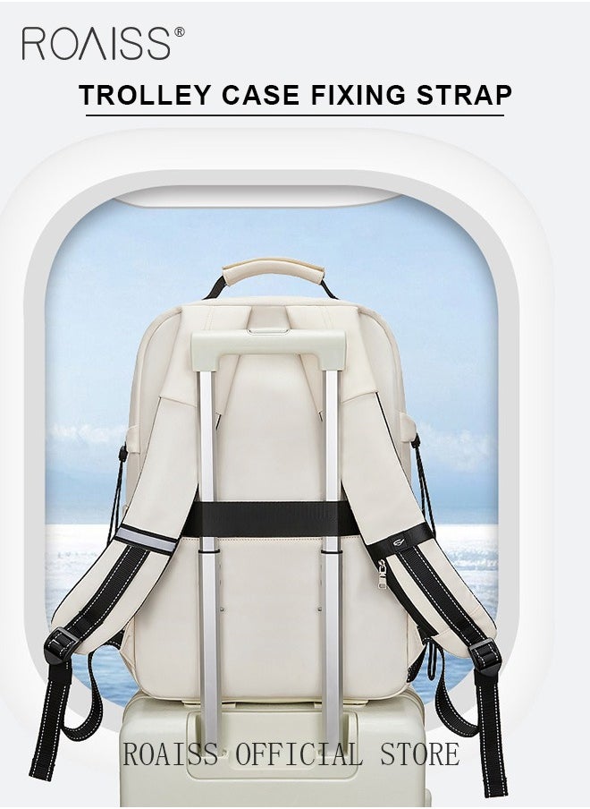 Unisex Multifunctional Ergonomic Backpack with Comfortable Back Padding Large Capacity Multiple Compartments Scientific Partitioning Ideal for Short Trips Business Duffel Bags with Adjustable Straps